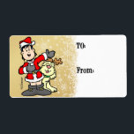Étiquette Christmas Lebel<br><div class="desc">Ils disent qu'il vaut mieux donner que recevoir. Je ne suis pas sûr de qui ils sont ou de quoi ils parlent. Mais je sais que c'est beaucoup plus amusant de donner quand vous pouvez coller un de ces autocollants Kasey et Company To and From sur votre cadeau. Non seulement...</div>