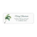 Étiquette Christmas Palm Tree Business Logo Adresse de retou<br><div class="desc">Élevez votre correspondance avec notre étiquette d'adresse de retour d'affaires, conçue pour ajouter une touche de sophistication à chaque enveloppe et colis que vous envoyez. Ces étiquettes personnalisés affichent votre nom d'entreprise et votre adresse dans une police de caractères claire et facile à lire, assurant que vos envois font toujours...</div>