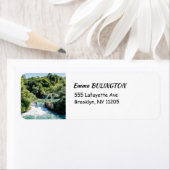 Étiquette Chute d'eau dans le parc national de la Krka - Dal (En situation)