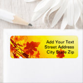 Étiquette Chute des Feuilles (En situation)