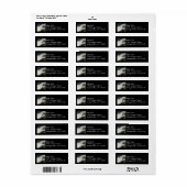 Étiquette Chutes d'Ohiopyle en Pennsylvanie (Feuille entière)