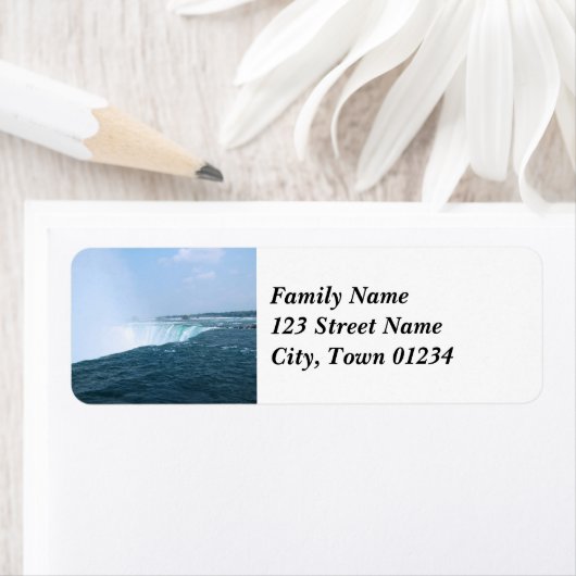 Étiquette Chutes Niagara (En situation)