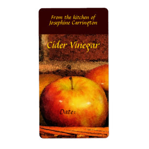 Étiquette Cider Vinegar Labels