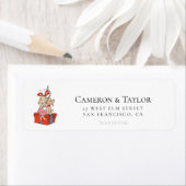 Étiquette Cindy Lou Who and Max on a Present (En situation)