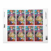 ÉTIQUETTE CIOTS DU VIN MARIAGE DE LA LADY LOST SHADOWS (Feuille entière)