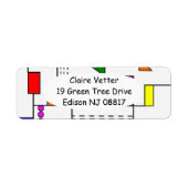 Étiquette Circuits de Bauhaus (Devant)