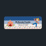 Étiquette Circus * choose background color<br><div class="desc">Feel free to contact me if you want in different products.  Copyright ©Pretty Grafik Design</div>