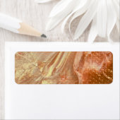 Étiquette cire aux bougies (En situation)