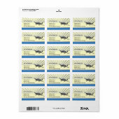 Étiquette Cirrus SR22 (Feuille entière)