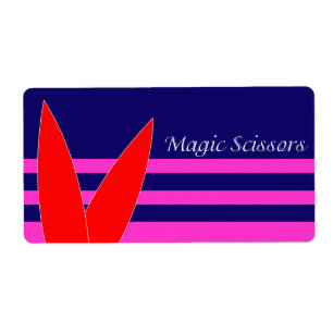 Étiquette Ciseaux magiques