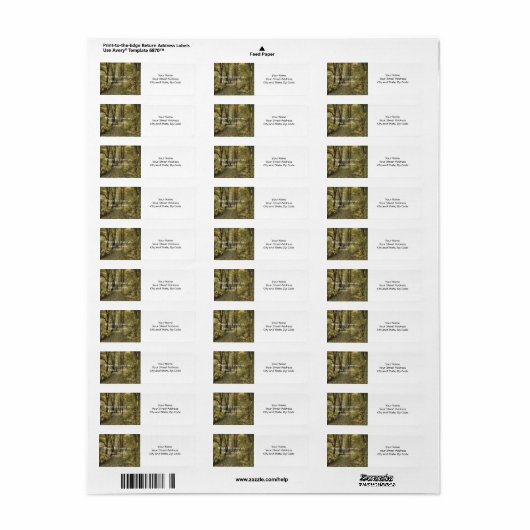 Étiquette Citation de Christian (Feuille entière)