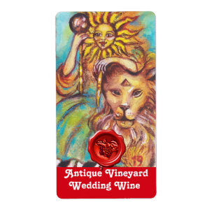 ÉTIQUETTE CITOYENS DES OMBRES PERDUES /LE VIN MARIAGE SOLEIL