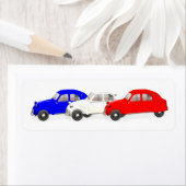 Étiquette Citroën 2 CV (En situation)