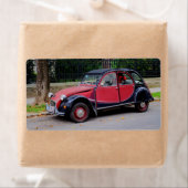 Étiquette Citroen 2 CV Charleston (En situation)