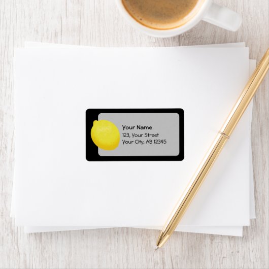 Étiquette Citron (En situation)