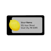 Étiquette Citron (Devant)