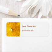 Étiquette Citron coloré clair en gros plan (En situation)