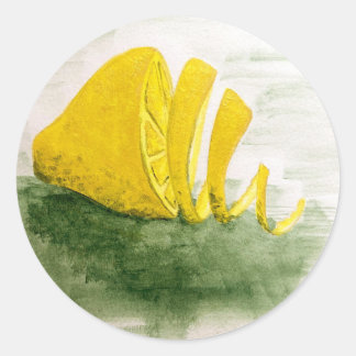 Étiquette citron peel