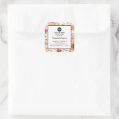 Étiquette citrouille à bougie de soja épice (Sac)