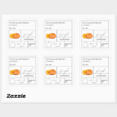 Étiquette Citrouille apothecaire (Feuille)