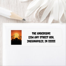 Citrouille de la fête d'Halloween noir orange