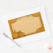 Étiquette Citrouille de pays (Enveloppe)