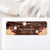 Étiquette Citrouille Harvest Mason Jar Lumières d'automne Ad (En situation)