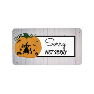 Étiquette Citrouille hexène