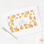 étiquette 'Citrouille Motif 3' (Enveloppe)