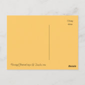 Étiquette Citrouille vintage - Carte postale (Dos)