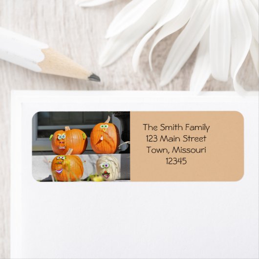 Étiquette Citrouilles (En situation)