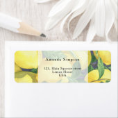 Étiquette Citrus Lemon - Le baby shower principal de Mama (En situation)