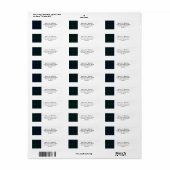 Étiquette Clan Blackwatch tartan Campbell (Feuille entière)