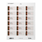 Étiquette Clan Bruce Plaid Scottish tartan (Feuille entière)