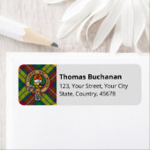 Étiquette Clan Buchanan Tartan (En situation)