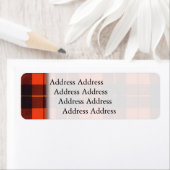 Étiquette Clan Wallace Plaid Scottish tartan (En situation)