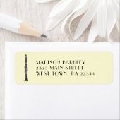 Étiquette Clarinet Music Teacher Band Musicien (En situation)