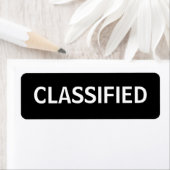Étiquette classé (En situation)
