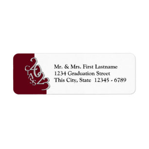 Étiquette Classe de 2023 Couleur de Graduation modifiable