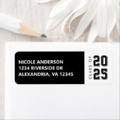 Étiquette Classe de diplôme de Noir (En situation)