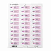 Étiquette Classe De Rose 2016 (Feuille entière)