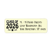 Étiquette Classe d'étoiles de 2026 (Devant)