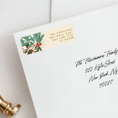 Étiquette Classic Enchanter Botanical Adresse de retour