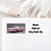 ÉTIQUETTE ***CLASSIC PINK CADILLAC** LABEL ADDRESS (En situation)