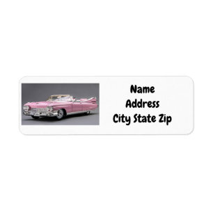 ÉTIQUETTE ***CLASSIC PINK CADILLAC** LABEL ADDRESS