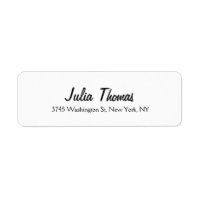 Classical Elegant Plain Simple Professionnel Blanc