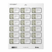 Étiquette Classical Horse Head – Renaissance Pencil Drawing (Feuille entière)