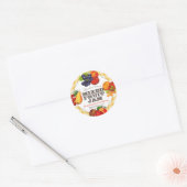 Étiquette classique à la confiture de fruits Vinta (Enveloppe)