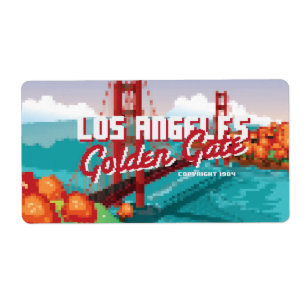 Étiquette Classique boîte de jeu vidéo L.A Golden Gate des a