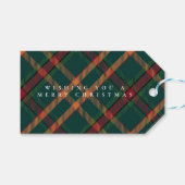 Étiquette classique de Noël à/de cadeau (Devant (Horizontal))